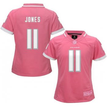 Women's Atlanta Falcons #11 Julio Jones Pink Bubble Gum 2015 NFL Jersey