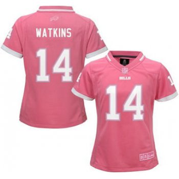 Women's Buffalo Bills #14 Sammy Watkins Pink Bubble Gum 2015 NFL Jersey