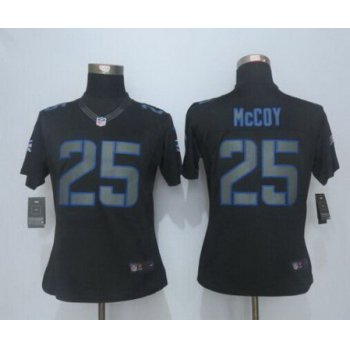 Women's Buffalo Bills #25 LeSean McCoy Nike Black Impact Limited Jersey