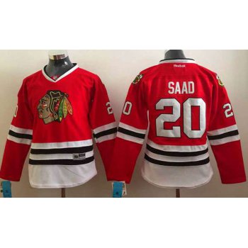 Women's Chicago Blackhawks #20 Brandon Saad Red Jersey