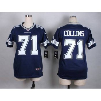 Women's Dallas Cowboys #71 La'el Collins Nike Blue Game Jersey