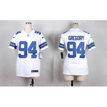 Women's Dallas Cowboys #94 Randy Gregory Nike White Game Jersey