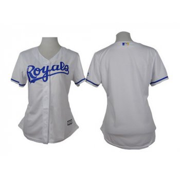 Women's Kansas City Royals Blank White Jersey