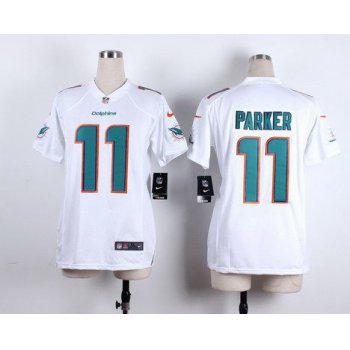 Women's Miami Dolphins #11 DeVante Parker Nike 2013 White Game Jersey