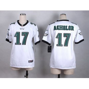 Women's Philadelphia Eagles #17 Nelson Agholor 2014 Nike White Game Jersey