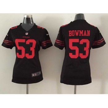 Women's San Francisco 49ers #53 NaVorro Bowman 2015 Nike Black Game Jersey