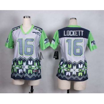 Women's Seattle Seahawks #16 Tyler Lockett 2015 Nike Noble Fashion Jersey