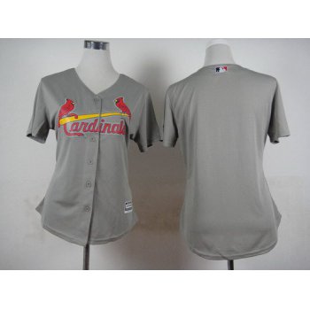 Women's St. Louis Cardinals Blank Gray Jersey