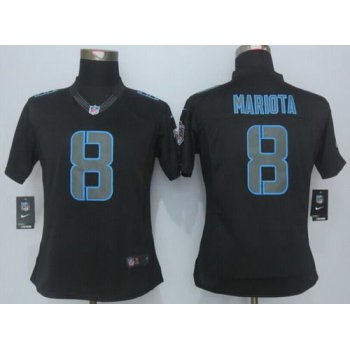 Women's Tennessee Titans #8 Marcus Mariota Nike Black Impact Limited Jersey