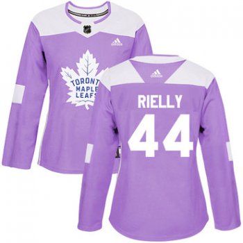 Adidas Toronto Maple Leafs #44 Morgan Rielly Purple Authentic Fights Cancer Women's Stitched NHL Jersey