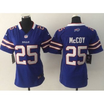 Nike Buffalo Bills #25 LeSean McCoy Light Blue Game Womens Jersey