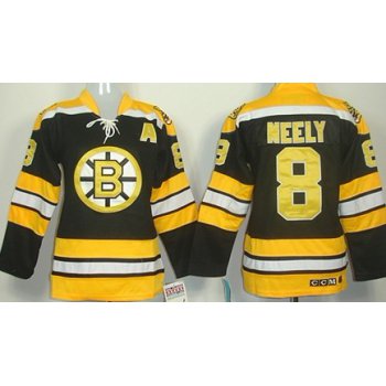 Boston Bruins #8 Cam Neely Black Throwback CCM Womens Jersey