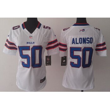 Nike Buffalo Bills #50 Kiko Alonso Light Blue Limited Womens Jersey