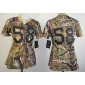 Nike Denver Broncos #58 Von Miller Realtree Camo Womens Jersey