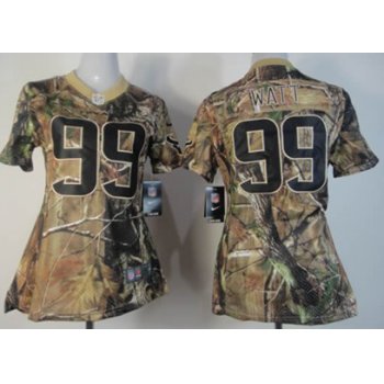 Nike Houston Texans #99 J.J. Watt Realtree Camo Womens Jersey