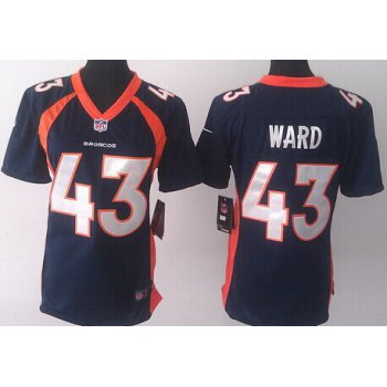 Nike Denver Broncos #43 T. J. Ward 2013 Blue Limited Womens Jersey