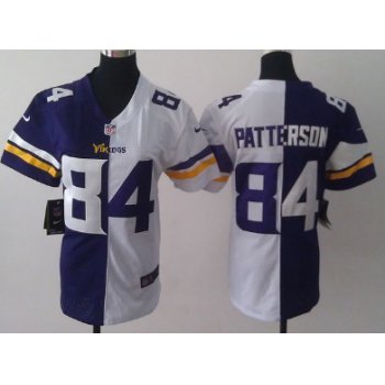 Nike Minnesota Vikings #84 Cordarrelle Patterson 2013 Purple/White Two Tone Womens Jersey