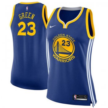 Nike Golden State Warriors #23 Draymond Green Blue Women's NBA Swingman Icon Edition Jersey