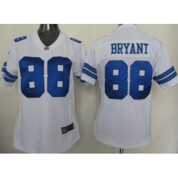 Nike Dallas Cowboys #88 Dez Bryant White Game Womens Jersey