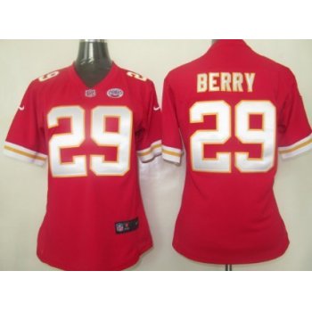 Nike Kansas City Chiefs #29 Eric Berry Red Game Womens Jersey