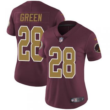 Nike Redskins 28 Darrell Green Burgundy Red Alternate Women Vapor Untouchable Limited Jersey