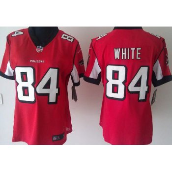 Nike Atlanta Falcons #84 Roddy White Red Game Womens Jersey