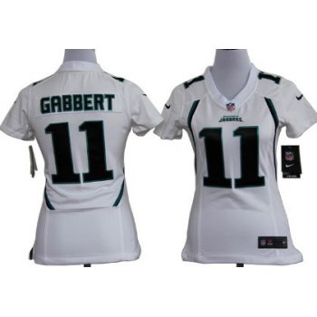 Nike Jacksonville Jaguars #11 Blaine Gabbert White Game Womens Jersey