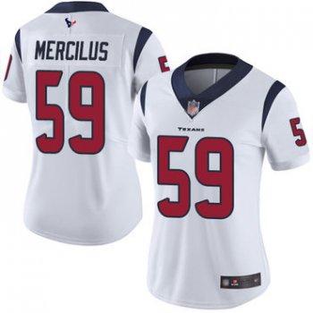 Texans #59 Whitney Mercilus White Women's Stitched Football Vapor Untouchable Limited Jersey