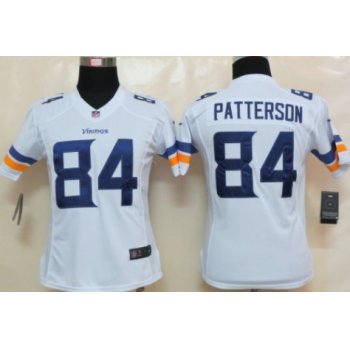 Nike Minnesota Vikings #84 Cordarrelle Patterson 2013 White Limited Womens Jersey