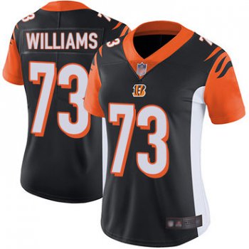 Bengals #73 Jonah Williams Black Team Color Women's Stitched Football Vapor Untouchable Limited Jersey