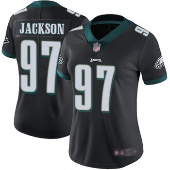 Eagles #97 Malik Jackson Black Alternate Women's Stitched Football Vapor Untouchable Limited Jersey