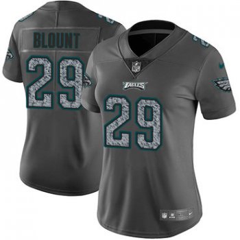 Women's Nike Philadelphia Eagles #29 LeGarrette Blount Gray Static NFL Vapor Untouchable Game Jersey