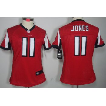 Nike Atlanta Falcons #11 Julio Jones Red Limited Womens Jersey