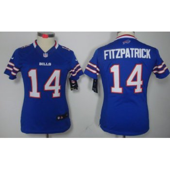 Nike Buffalo Bills #14 Ryan Fitzpatrick Light Blue Limited Womens Jersey