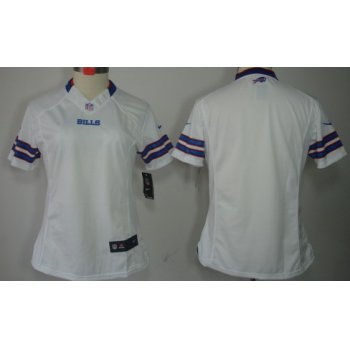 Nike Buffalo Bills Blank White Limited Womens Jersey