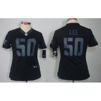 Nike Dallas Cowboys #50 Sean Lee Black Impact Limited Womens Jersey