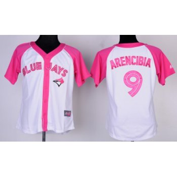 Toronto Blue Jays #9 J. P. Arencibia 2012 Fashion Womens by Majestic Athletic Jersey