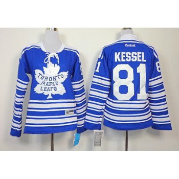 Toronto Maple Leafs #81 Phil Kessel 2014 Winter Classic Blue Womens Jersey