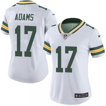 Nike Packers #17 Davante Adams White Women's Stitched NFL Limited Rush Jersey