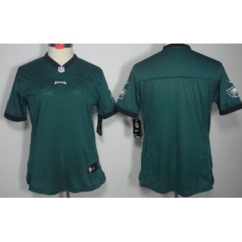 Nike Philadelphia Eagles Blank Dark Green Limited Womens Jersey