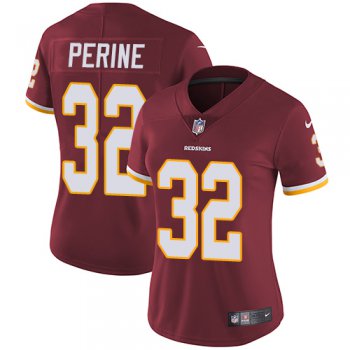 Women's Nike Washington Redskins #32 Samaje Perine Burgundy Red Team Color Stitched NFL Vapor Untouchable Limited Jersey