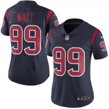 J.J. Watt Houston Texans Nike Women's Color Rush Limited Navy Jersey