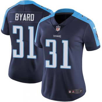 Women's Nike Tennessee Titans #31 Kevin Byard Navy Blue Alternate Stitched NFL Vapor Untouchable Limited Jersey