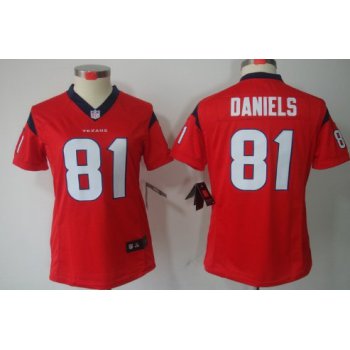 Nike Houston Texans #81 Owen Daniels Red Limited Womens Jersey