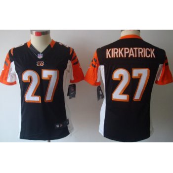 Nike Cincinnati Bengals #27 Dre Kirkpatrick Black Limited Womens Jersey