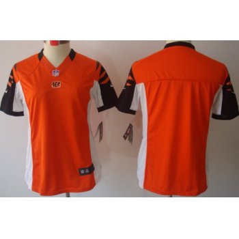 Nike Cincinnati Bengals Blank Orange Limited Womens Jersey