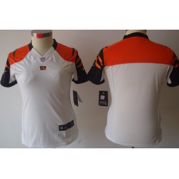 Nike Cincinnati Bengals Blank White Limited Womens Jersey