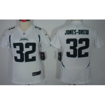 Nike Jacksonville Jaguars #32 Maurice Jones-Drew White Limited Womens Jersey