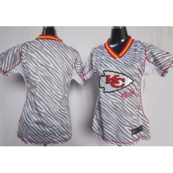 Nike Kansas City Chiefs Blank 2012 Womens Zebra Fashion Jersey