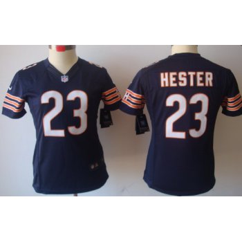 Nike Chicago Bears #23 Devin Hester Blue Limited Womens Jersey